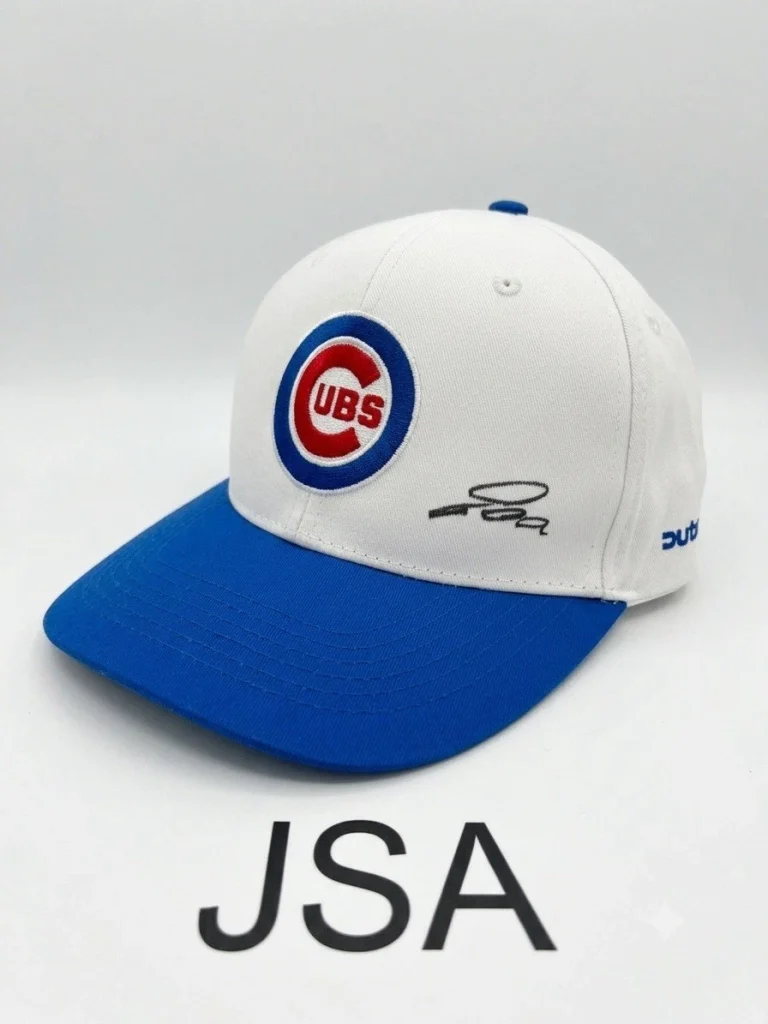 Pete Crow Armstrong Signed Hat JSA Authentic Autograph Chicago Cubs