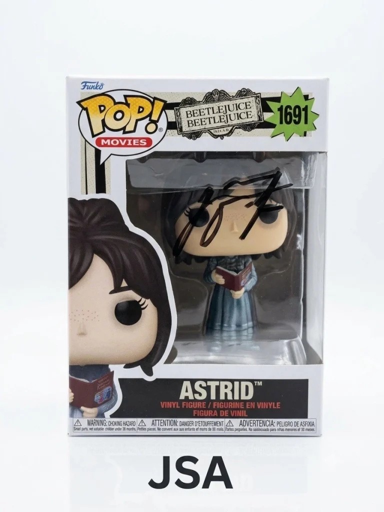 Jenna Ortega Signed Funko Pop #1691 JSA Authentic Autograph Astrid Beetlejuice