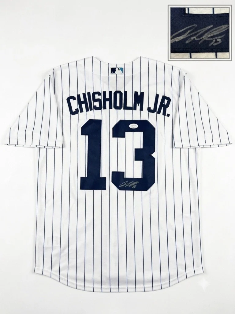 Jazz Chisholm Signed Jersey JSA Authentic Autograph New York Yankees Lg