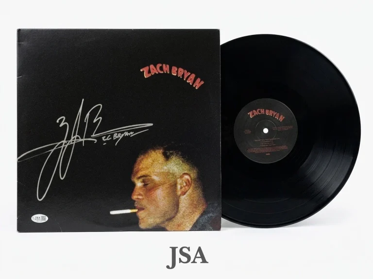 Zach Bryan Signed Self Titled Vinyl Record JSA Authentic Autograph