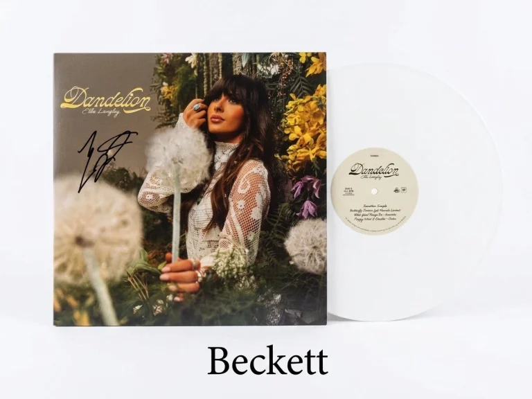 Ella Langley Signed Vinyl Record Beckett Authentic Autograph Dandelion LP
