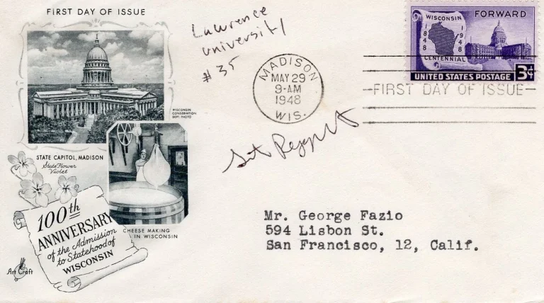 Scott Reppert Lawrence University Vikings College Football HOF Signed Autograph