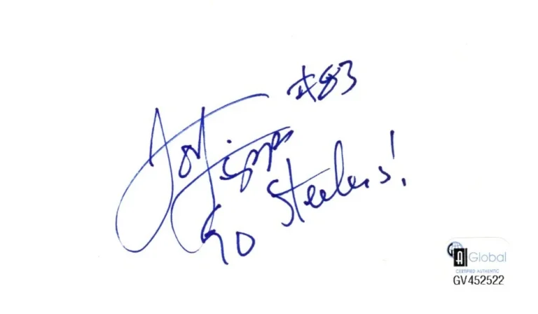 Louis Lipps Pittsburgh Steelers Southern Miss Golden Eagles Signed Autograph GAI