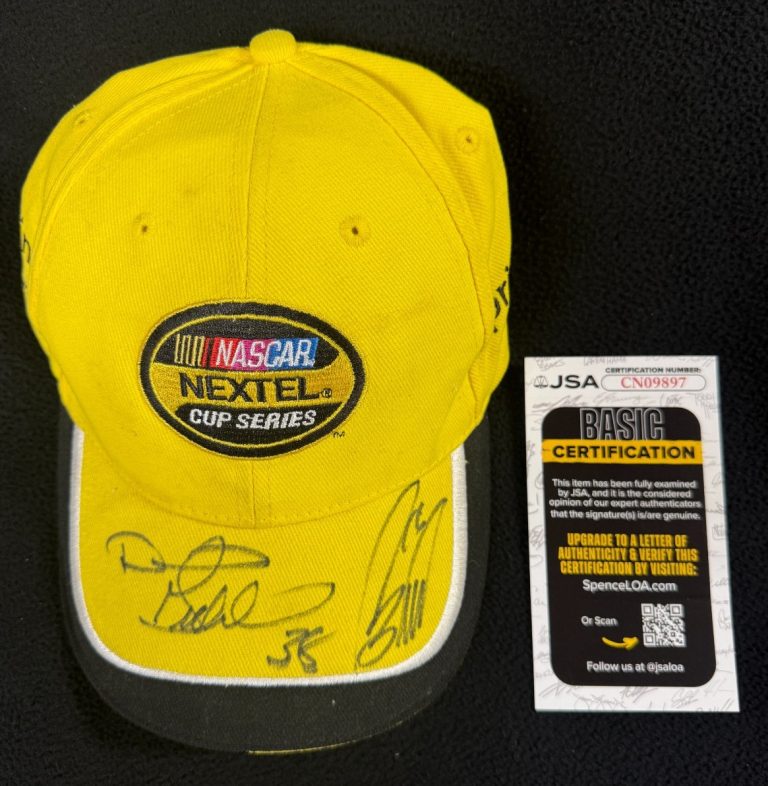 Greg Biffle & David Gilliland Signed NASCAR Nextel Cup Series 2006 Hat JSA COA