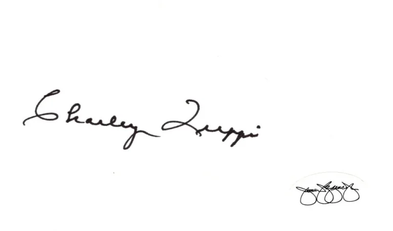 Charley Trippi Chicago Cardinals Georgia Bulldogs HOF Signed Autograph JSA