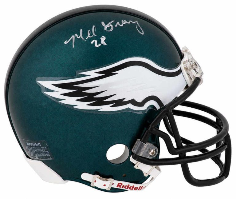 Mel Gray Signed Philadelphia Eagles Riddell (VSR4) Mini Helmet - (SCHWARTZ COA)