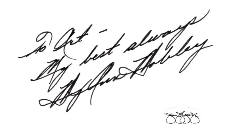 Mary Ann Mobley 1959 Miss America Harum Scarum With Elvis Signed Autograph JSA