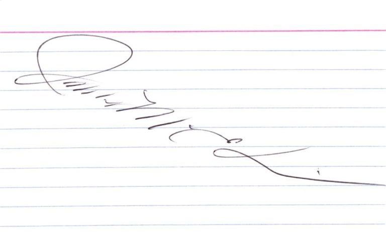 James McEachin Every Which Way But Loose Play Misty Perry Mason Signed Autograph