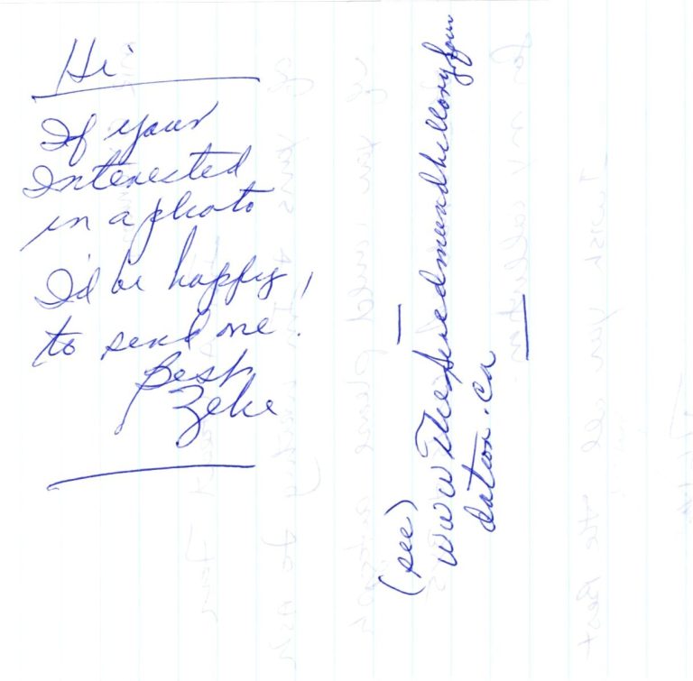 Zeke Bill O'Connor Notre Dame Fighting Irish National Champion Signed Autograph
