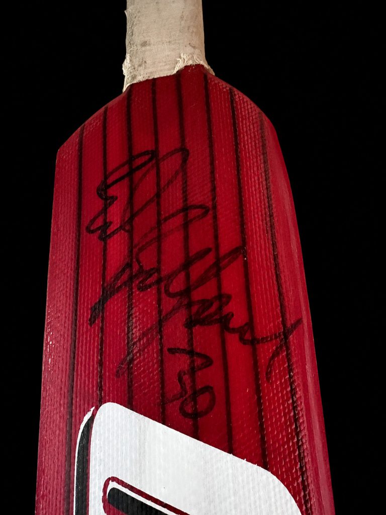 Ed Belfour Signed Chicago Blackhawks Game Used Cooper Hockey Stick JSA COA