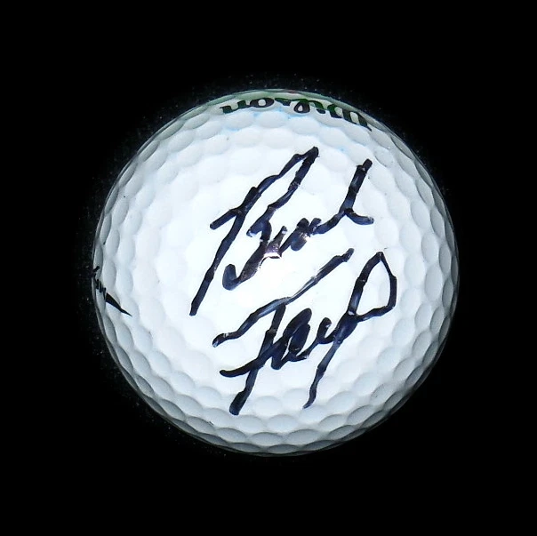 BRAD FAXON AUTOGRAPHED GOLF BALL (PGA) W/ PROOF!