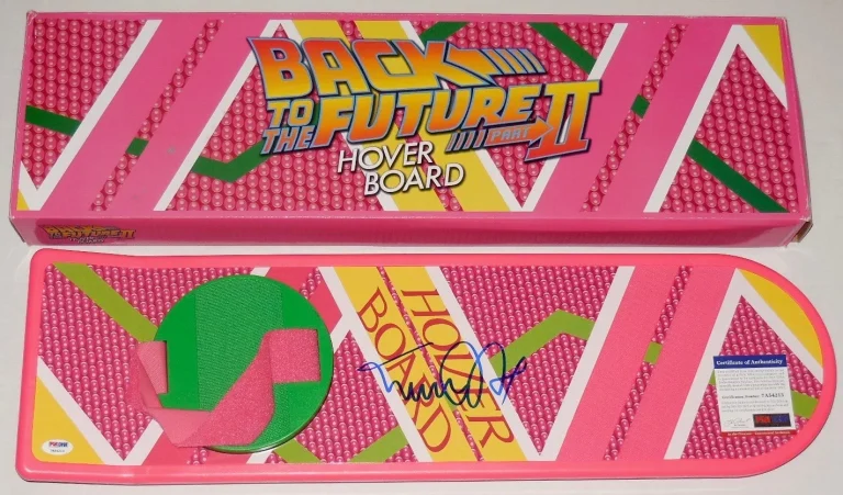 MICHAEL J FOX AUTOGRAPHED HOVERBOARD (BACK TO THE FUTURE) - PSA DNA!