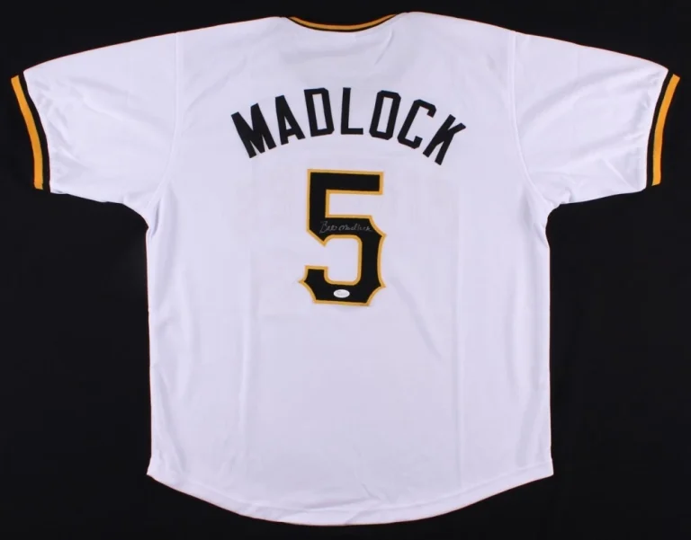 BILL MADLOCK AUTOGRAPHED CUSTOM JERSEY (PITTSBURGH PIRATES) - JSA COA!