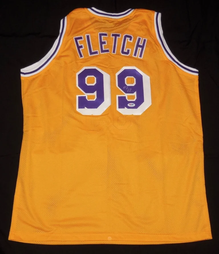 CHEVY CHASE AUTOGRAPHED CUSTOM JERSEY (FLETCH) - PSA DNA!