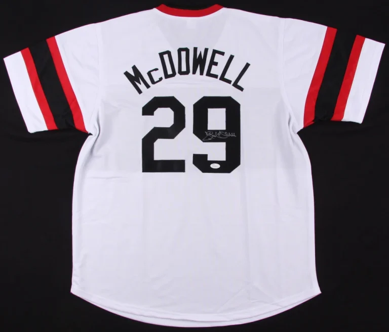 JACK MCDOWELL AUTOGRAPHED CUSTOM JERSEY (CHICAGO WHITE SOX) - JSA COA!