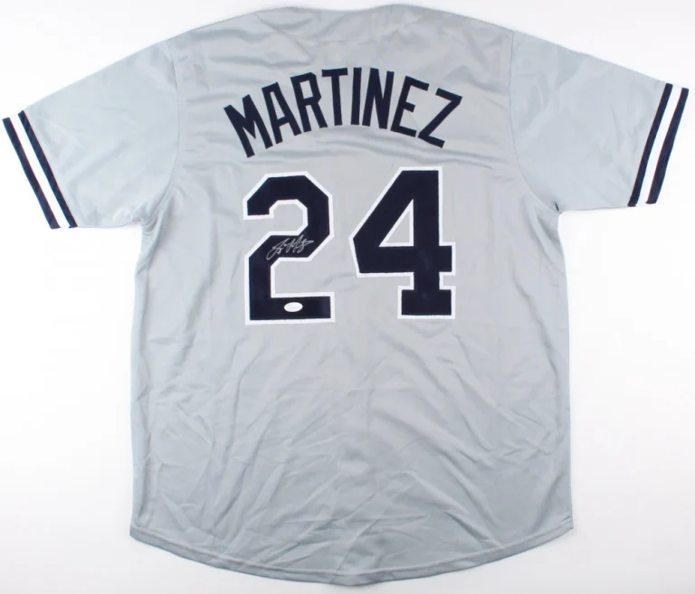 TINO MARTINEZ AUTOGRAPHED CUSTOM JERSEY (NEW YORK YANKEES) - JSA COA!