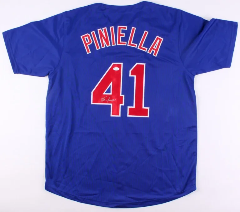 LOU PINIELLA AUTOGRAPHED CUSTOM JERSEY (CHICAGO CUBS) - JSA COA!