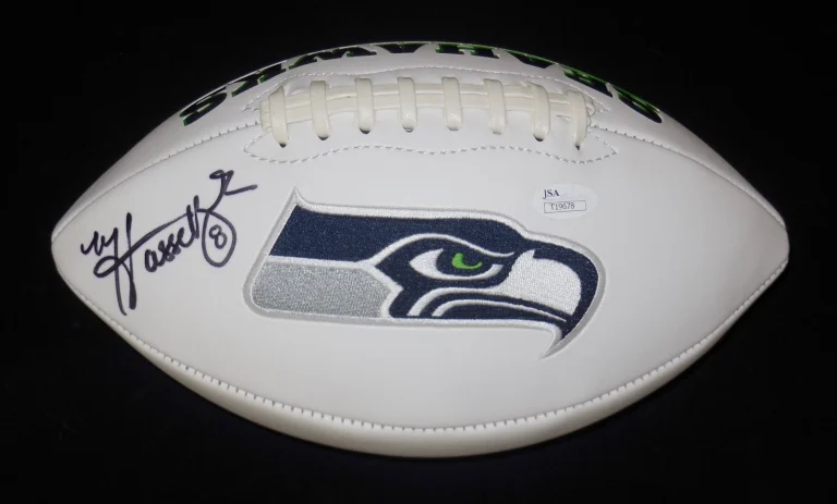 MATT HASSELBECK AUTOGRAPHED FOOTBALL (SEATTLE SEAHAWKS) - JSA COA!