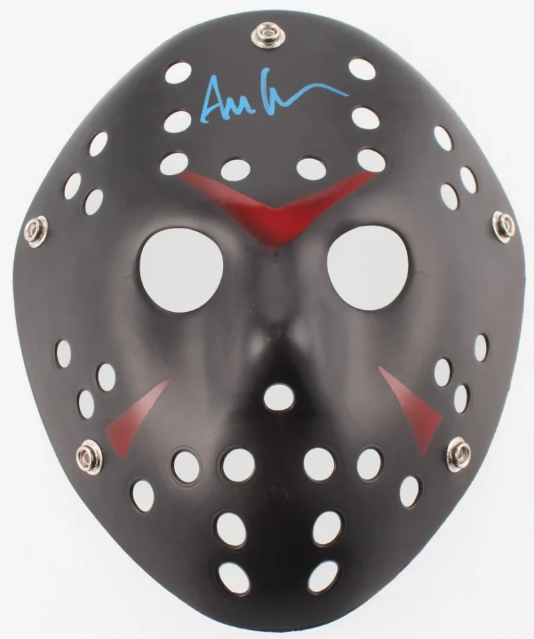 ARI LEHMAN AUTOGRAPHED JASON VOORHEES MASK (FRIDAY THE 13TH) - JSA COA!