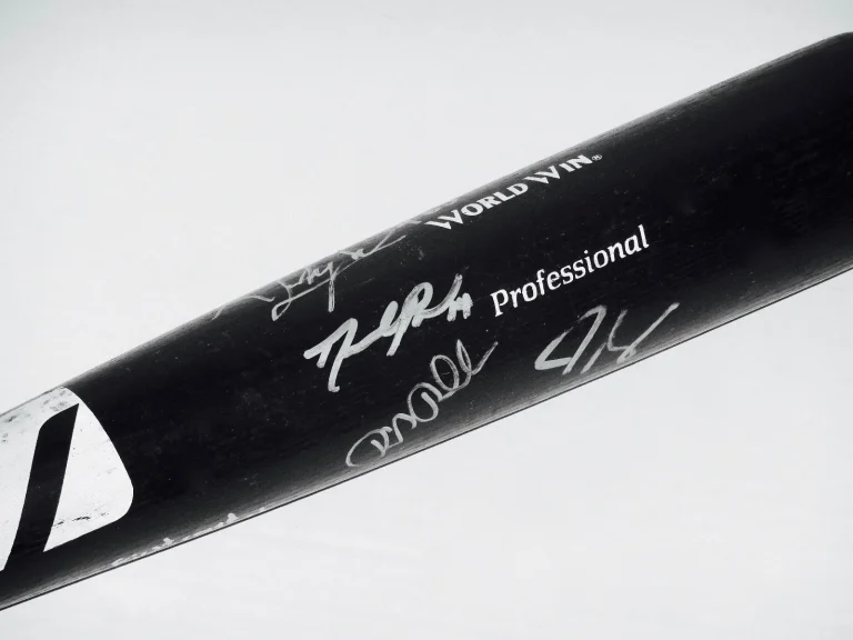 2007 #1 DRAFT PICKS AUTOGRAPHED BAT - David Price, Rick Porcello, Ben Revere,