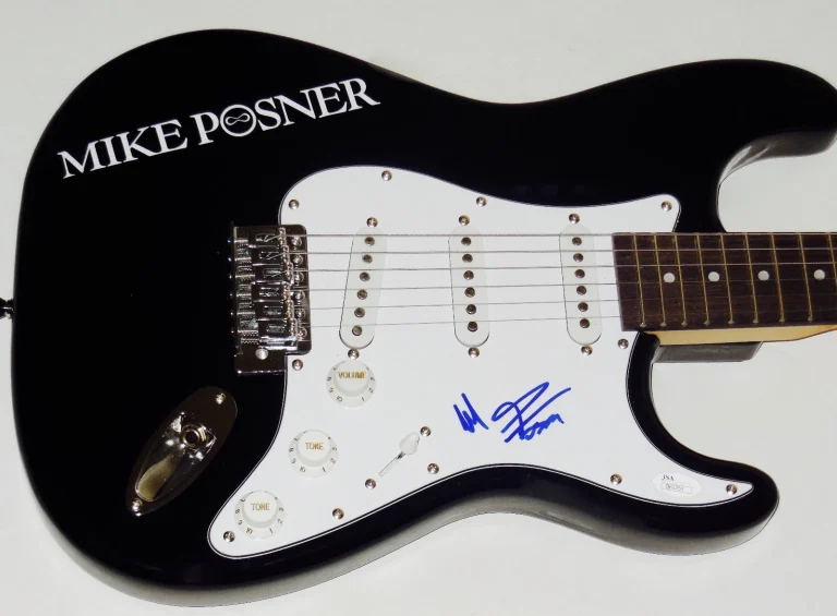 MIKE POSNER AUTOGRAPHED GUITAR (COOLER THAN ME) - JSA COA!