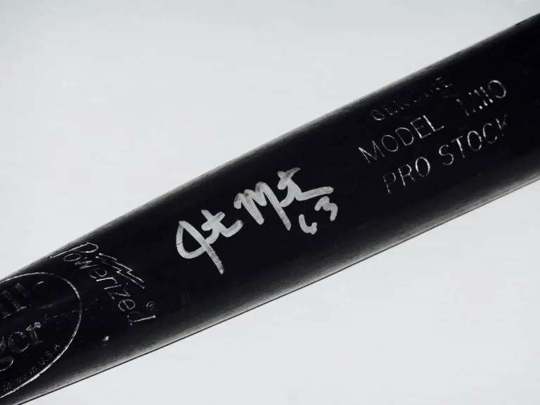 JUSTIN MASTERSON AUTOGRAPHED BAT (CLEVELAND INDIANS) - Spring Training Used Bat!