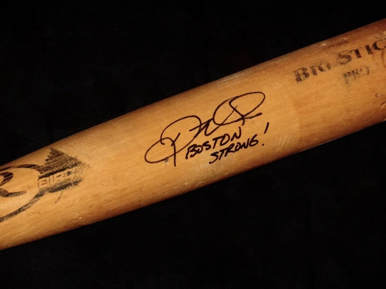 DOUG MIENTKIEWICZ AUTOGRAPHED BAT (BOSTON RED SOX) - Spring Training Used Bat!
