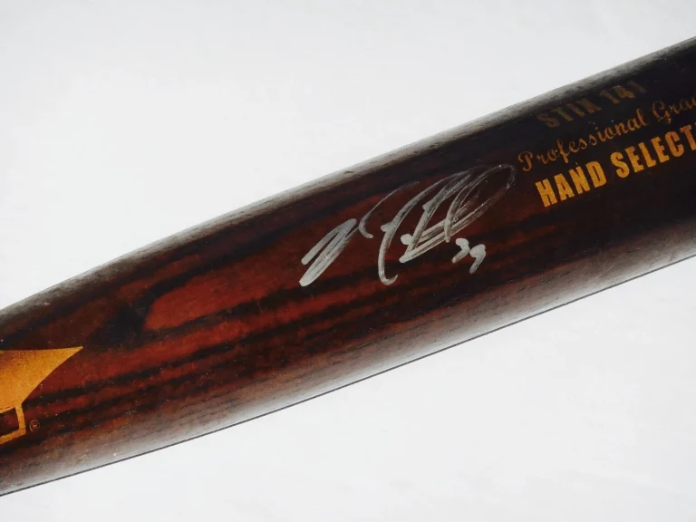 NICK CIUFFO AUTOGRAPHED BAT (TAMPA BAY RAYS) - Spring Training Used Bat!