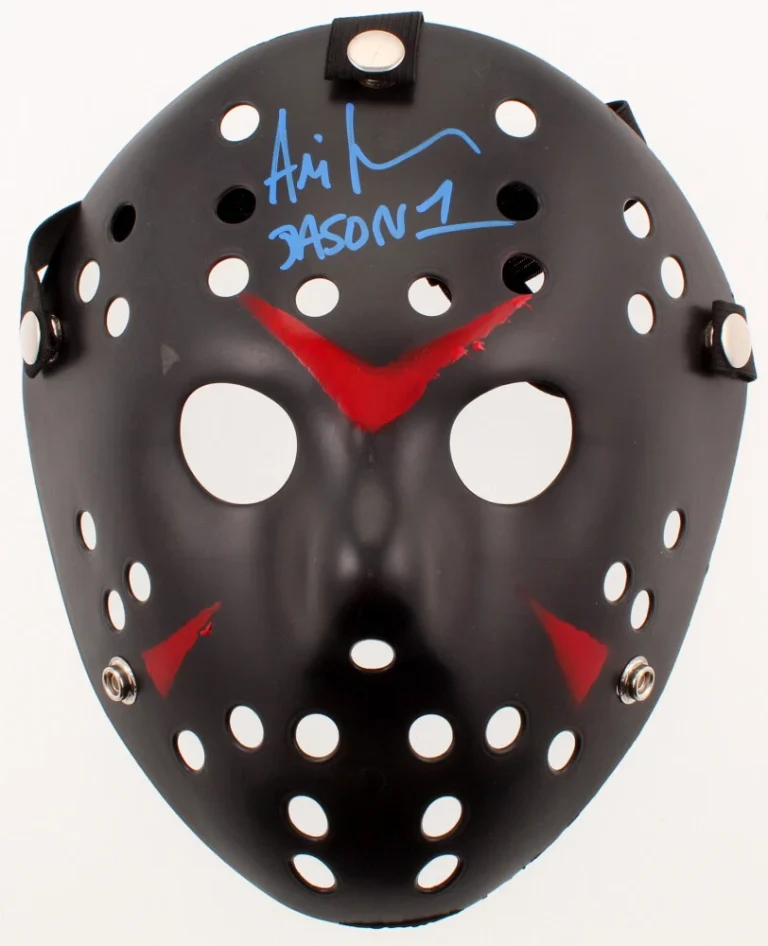 ARI LEHMAN AUTOGRAPHED FRIDAY THE 13TH  MASK (JASON VOORHEES) - BAS COA!