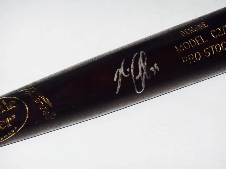 NICK CIUFFO AUTOGRAPHED BAT (TAMPA BAY RAYS) - Spring Training Used Bat!