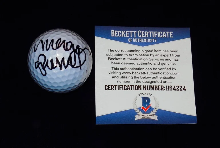MORGAN PRESSEL AUTOGRAPHED GOLF BALL (2007 ANA INSPIRATION WINNER) - BAS COA!