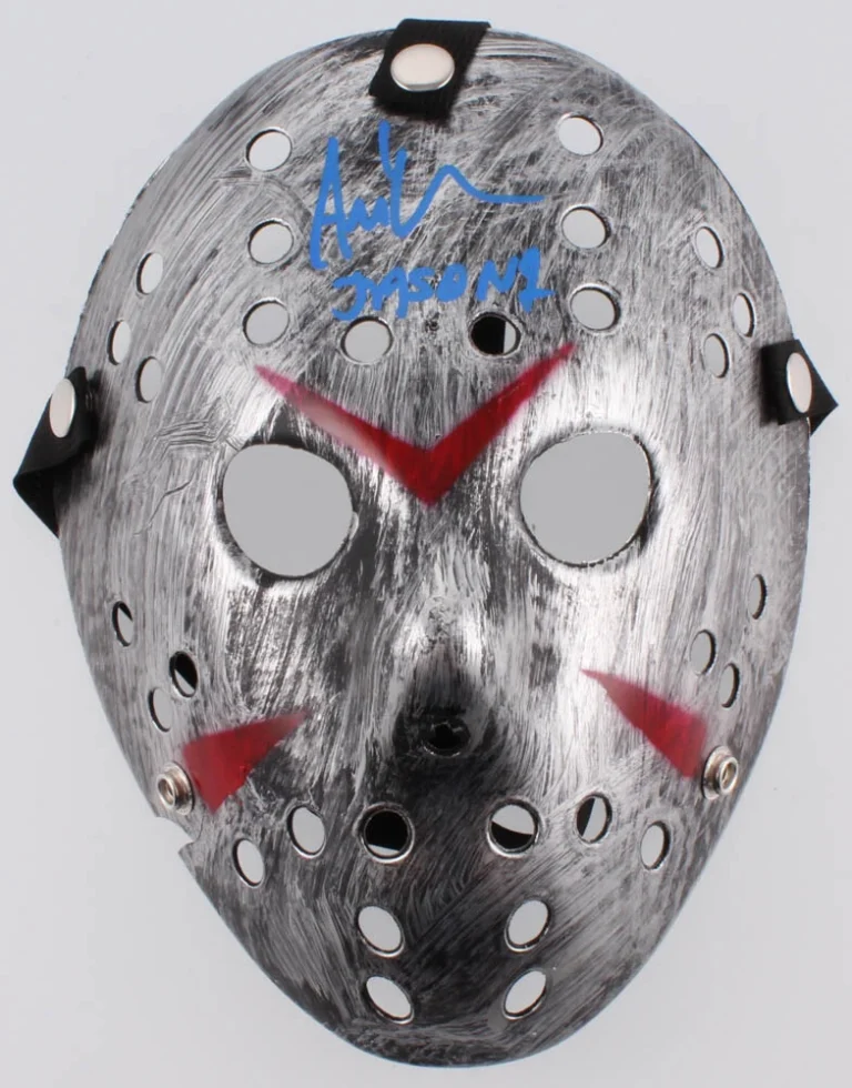 ARI LEHMAN AUTOGRAPHED FRIDAY THE 13TH MASK (JASON VOORHEES) - BAS COA!