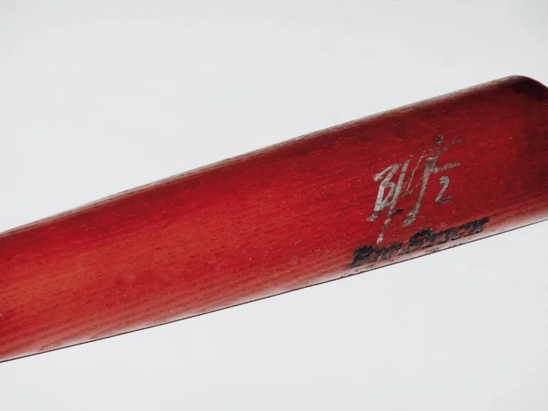 B.J. UPTON AUTOGRAPHED BAT (TAMPA BAY RAYS) - Spring Training Used Bat!