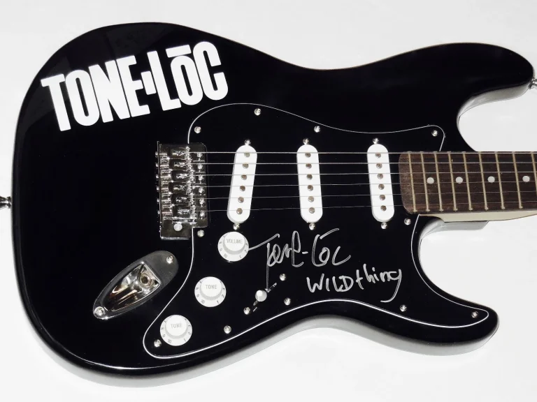 TONE LOC AUTOGRAPHED GUITAR (WILDTHING) - W/ COA!