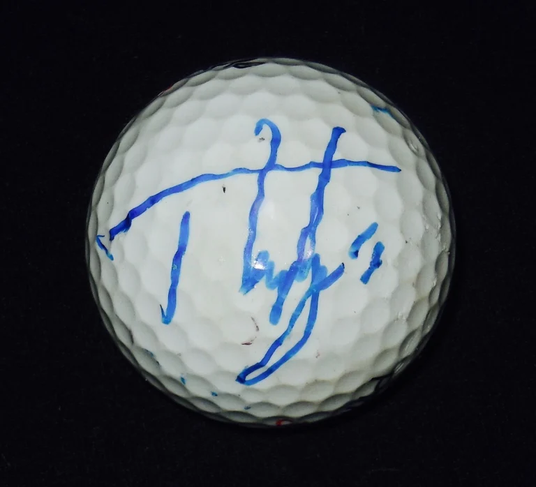 THORBJORN OLESEN AUTOGRAPHED USED GOLF BALL (PGA) W/ COA!