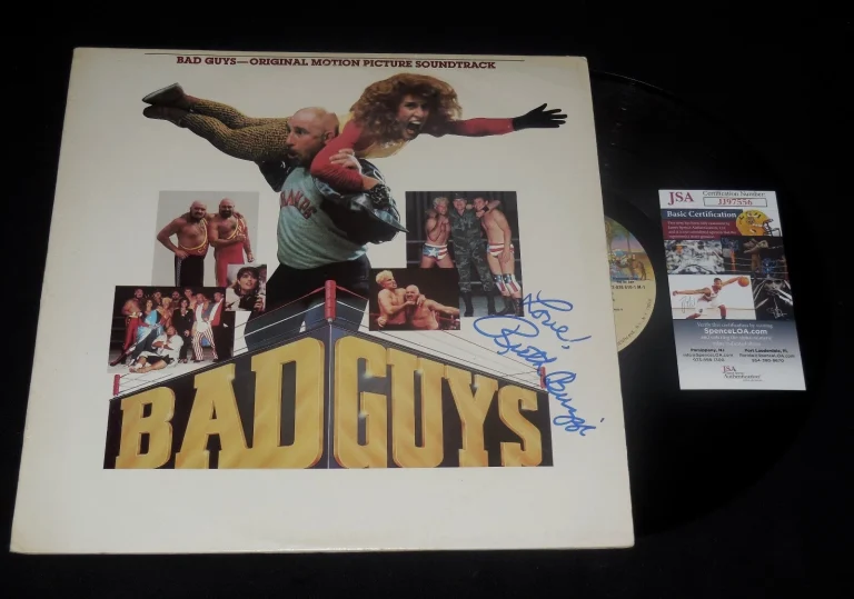 RUTH BUZZI AUTOGRAPHED RECORD ALBUM (BAD GUYS) - JSA COA!
