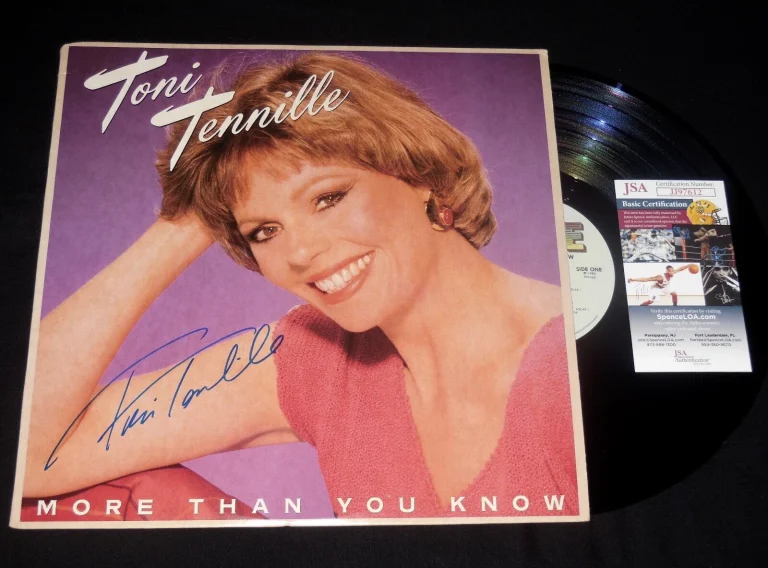 TONI TENNILLE AUTOGRAPHED VINYL RECORD ALBUM (MORE THAN YOU KNOW) - JSA COA!