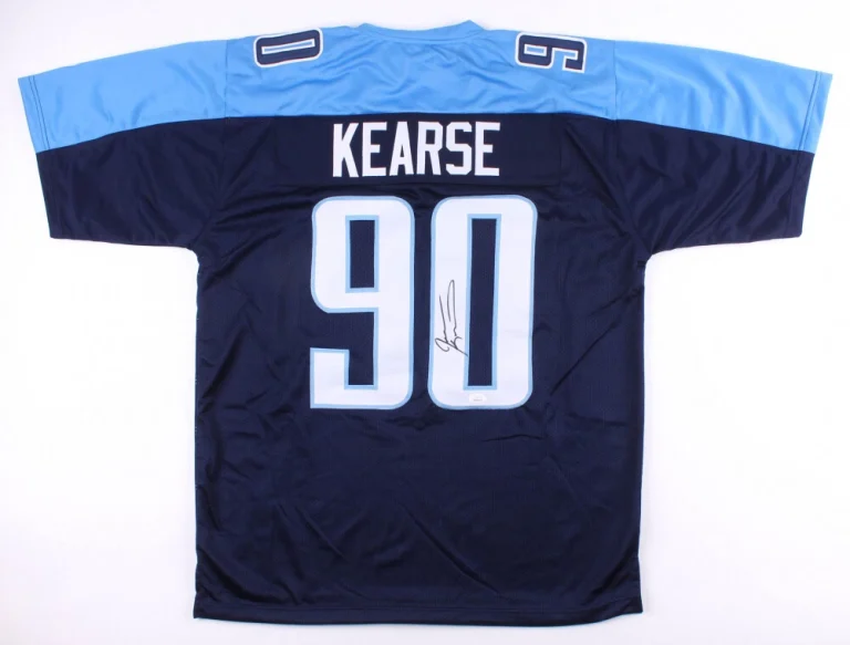 JEVON KEARSE AUTOGRAPHED CUSTOM JERSEY (TENNESSEE TITANS) - JSA COA!