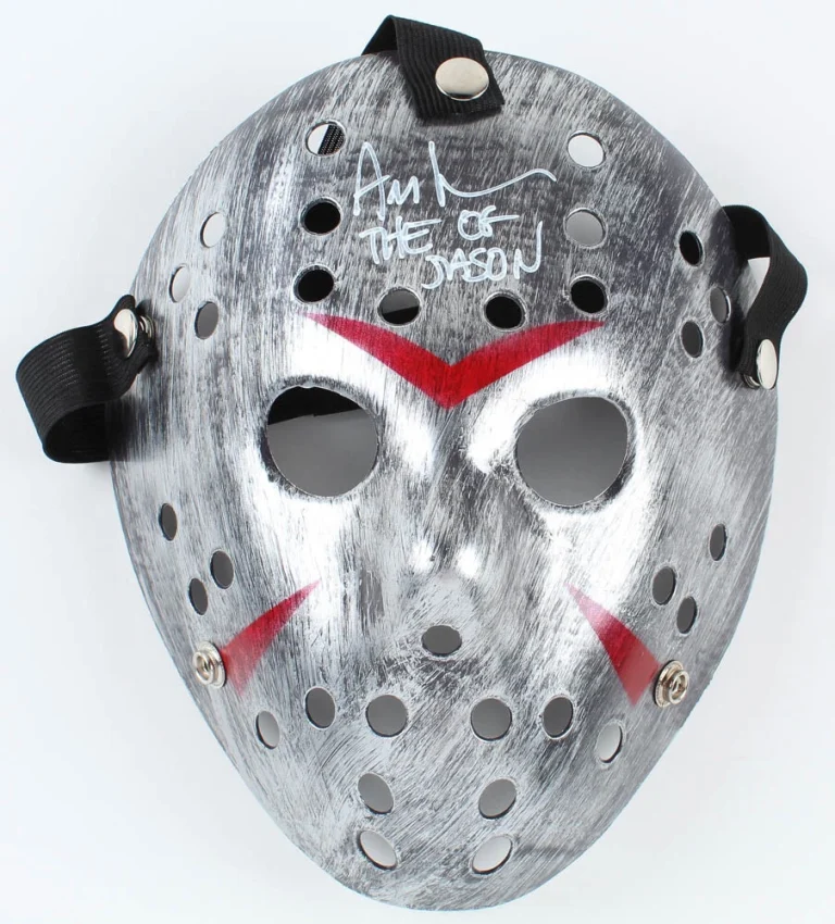 ARI LEHMAN AUTOGRAPHED FRIDAY THE 13TH  MASK (JASON VOORHEES) - W/ PROOF!