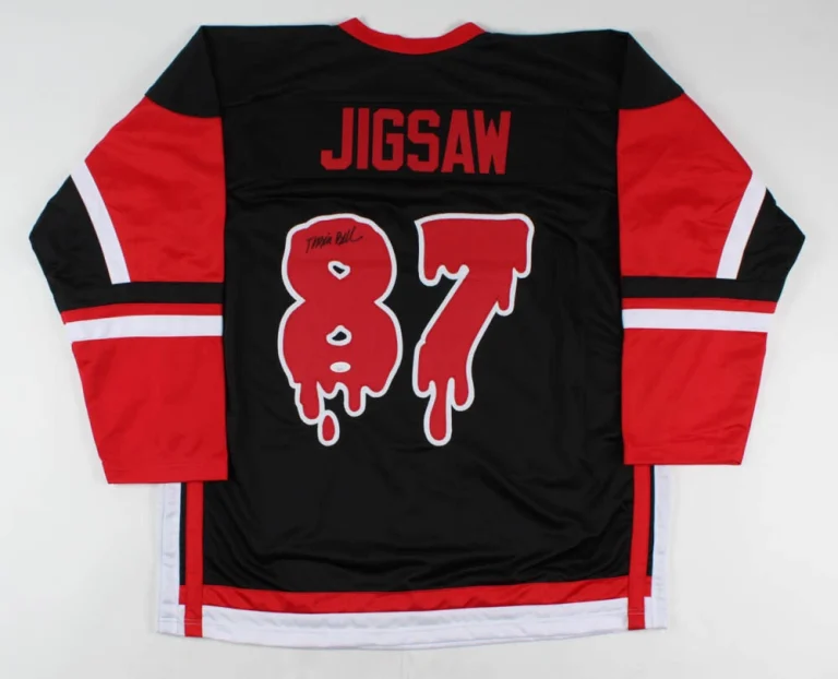 TOBIN BELL AUTOGRAPHED JIGSAW JERSEY (SAW) - JSA COA!