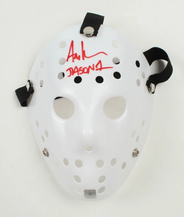 ARI LEHMAN AUTOGRAPHED JASON VOORHEES MASK (FRIDAY THE 13TH) - W/ PROOF!