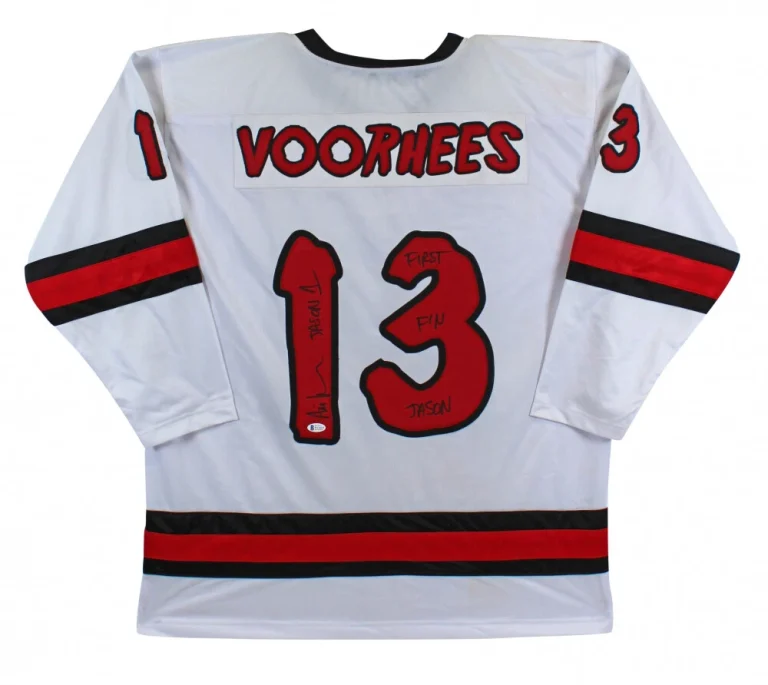 ARI LEHMAN AUTOGRAPHED FRIDAY THE 13TH JERSEY (JASON VOORHEES) - BECKETT COA!