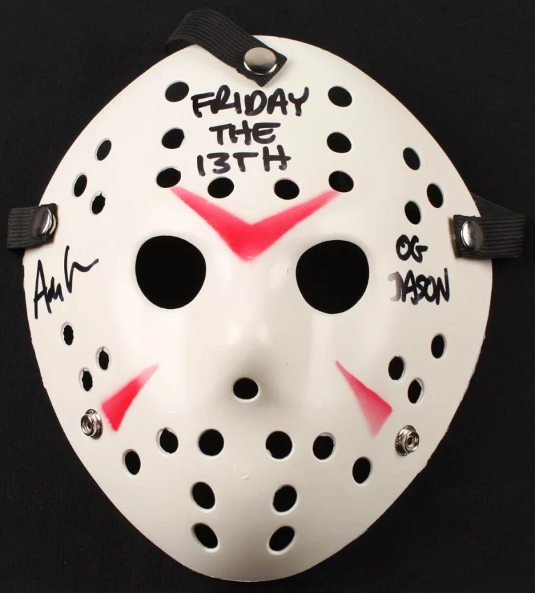 ARI LEHMAN AUTOGRAPHED JASON VOORHEES MASK (FRIDAY THE 13TH) - W/ PROOF!