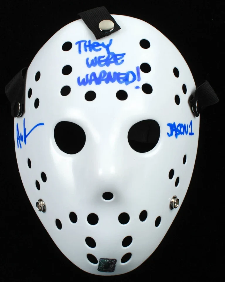 ARI LEHMAN AUTOGRAPHED JASON VOORHEES MASK (FRIDAY THE 13TH) - W/ PROOF!
