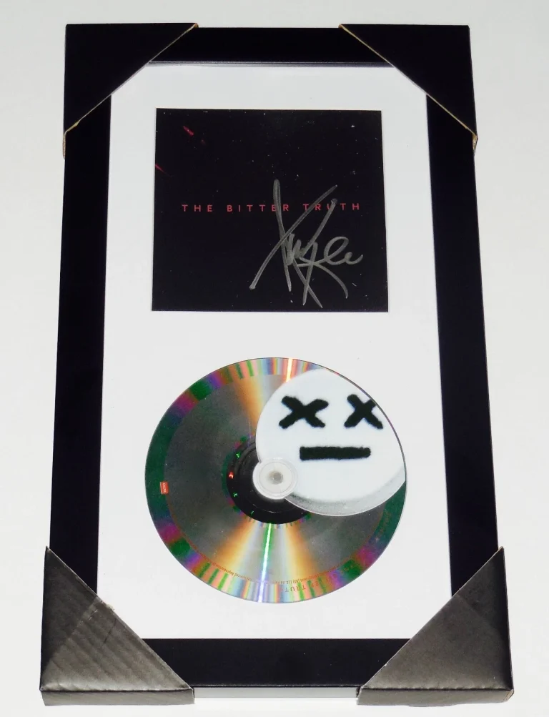 AMY LEE AUTOGRAPHED EVANESCENCE BITTER TRUTH CD COVER (FRAMED & MATTED) - COA!