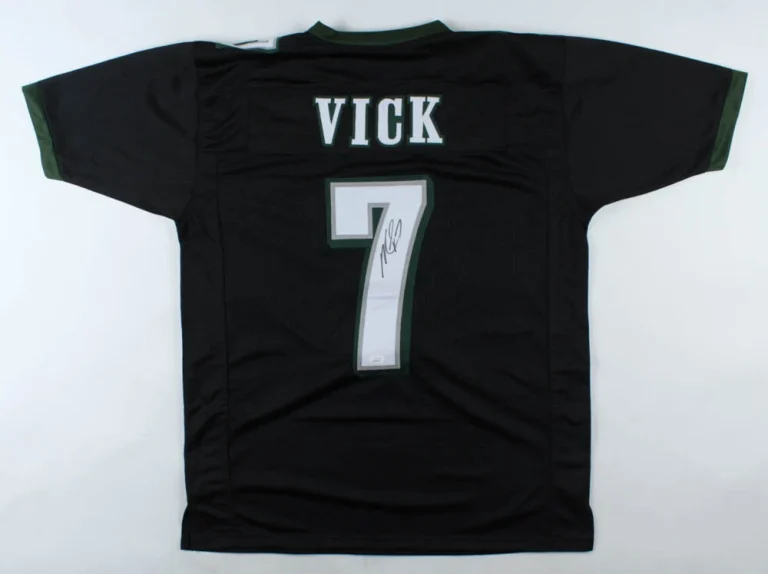 MICHAEL VICK AUTOGRAPHED CUSTOM JERSEY (PHILADELPHIA EAGLES) - JSA COA!