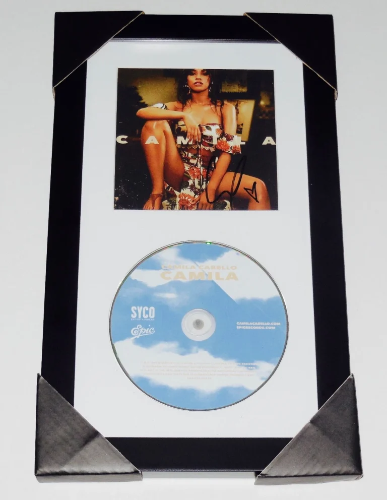 CAMILA CABELLO AUTOGRAPHED CAMILA CD COVER (FRAMED & MATTED) - W/ COA! - HAVANA!