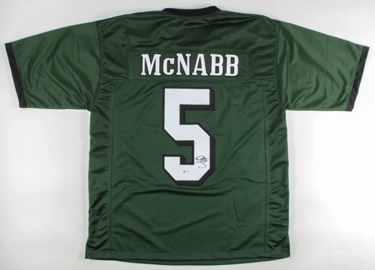 DONOVAN MCNABB AUTOGRAPHED CUSTOM JERSEY (EAGLES) - BECKETT COA!