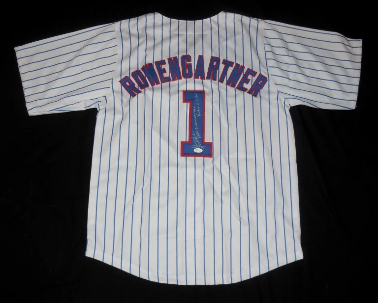 THOMAS IAN NICHOLAS AUTOGRAPHED CUBS JERSEY (ROOKIE OF THE YEAR) - JSA COA!