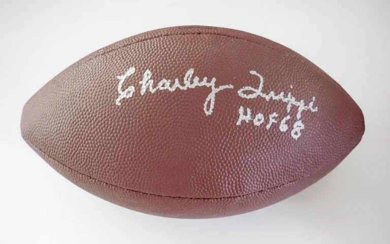 CHARLEY TRIPPI AUTOGRAPHED JUNIOR SIZED WILSON NFL FOOTBALL (CARDINALS) W/ COA!